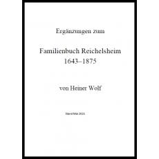 Ergänzungen zum Familienbuch Reichelsheim  - Download