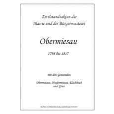 Zivilstandsakten der Mairie und der Bürgermeisterei Obermiesau