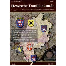 Hessische Familienkunde 4/2014